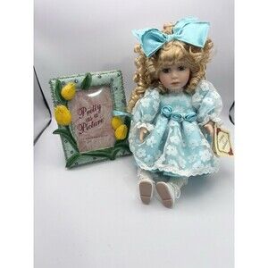 Collector's Choice: Limited Edition Porcelain Doll w/Pretty As Picture Frame COA